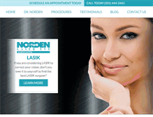 Tablet Screenshot of nordenlasik.com